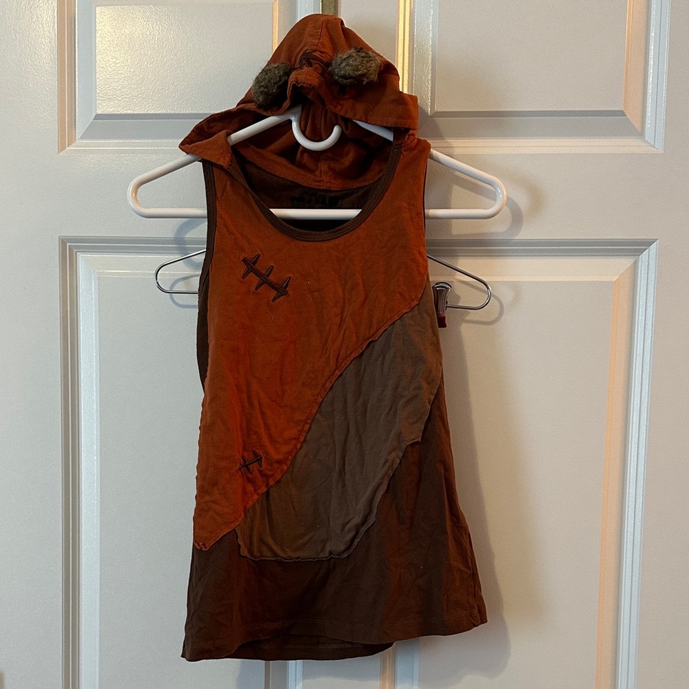 Her Universe Star Wars Ewok Racerback Hooded Tank XS